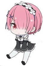 главная фотография Re:ZERO -Starting Life in Another World- Petanko Trading Acrylic Strap vol.2: Ram