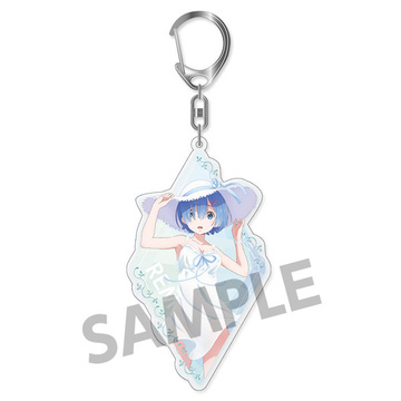 главная фотография Re:ZERO -Starting Life in Another World- Deka Acrylic Keychain: Rem One-piece Dress ver.