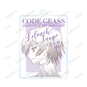 главная фотография Code Geass: Lelouch of the Rebellion Trading lette-graph Acrylic Keychain: Lelouch Lamperouge