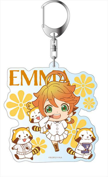 главная фотография Yakusoku no Neverland x Rascal Deka Keychain: Good Friends Ver.