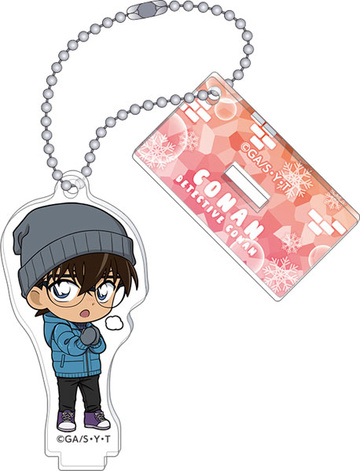 главная фотография Detective Conan Acrylic Keychain w/Stand Collection Winter Outfit: Conan
