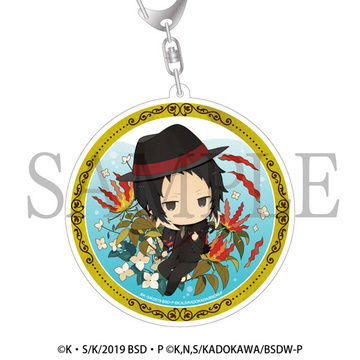 главная фотография CharaFloral Acrylic Keychain Bungo Stray Dogs: Akutagawa Ryuunosuke