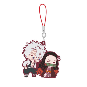 главная фотография Demon Slayer Metsu! Capsule Rubber Mascot 6: Nezuko Kamado & Sanemi Shinazugawa