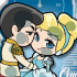 Pita! Deformed Disney Hero & Heroine Acrylic Stand: Cinderella and Prince