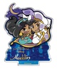 фотография Pita! Deformed Disney Hero & Heroine Acrylic Stand: Jasmine and Aladdin