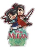 фотография Pita! Deformed Disney Hero & Heroine Acrylic Stand: Mulan and Shang