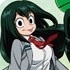 My Hero Academia Acrylic Stand Collection BASE GREEN - BLUE: Asui Tsuyu