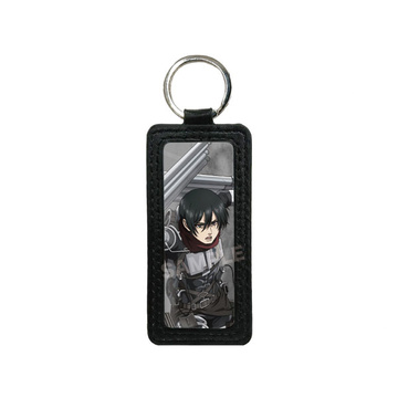 главная фотография Attack on Titan Leather Keychain: Mikasa