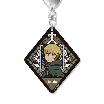 главная фотография VETCOLO Attack on Titan Glitter Acrylic Keychain: Armin