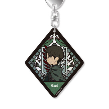 главная фотография VETCOLO Attack on Titan Glitter Acrylic Keychain: Levi