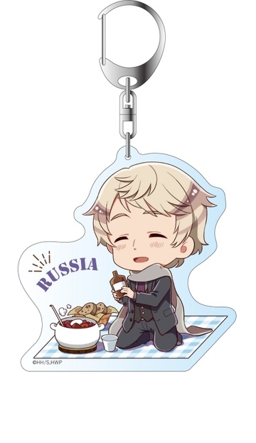 главная фотография Hetalia World★Stars New Illustration Acrylic Keychain: Russia