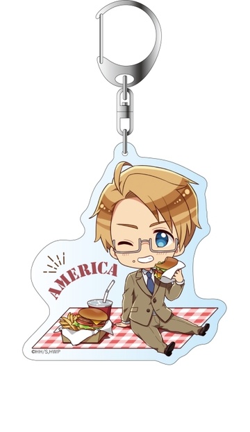 главная фотография Hetalia World★Stars New Illustration Acrylic Keychain: America