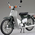 Complete Model Bike Honda Super Cub 50 Green