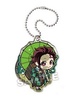 фотография Pita! Deforme Demon Slayer Oil-paper Umbrella Acrylic Keychain: Tanjirou Kamado