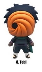 главная фотография Naruto 3D Foam Bag Clip Series 3: Tobi