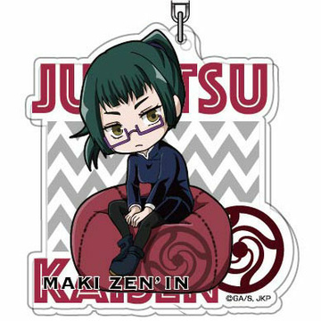 главная фотография Acrylic Keychain Jujutsu Kaisen Yurutto Cushion Series: Maki Zenin