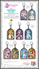 фотография Sailor Moon Store Original Stained Glass Keychain Vol.2: Chibiusa