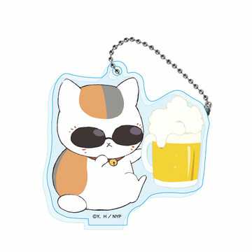 главная фотография Natsume Yuujinchou Trading Acrylic Stand Keychain: Nyanko-sensei beer ver.