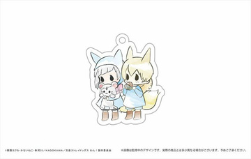 главная фотография Bungo Stray Dogs Wan! Retro Chic Acrylic Keychain Sumokku Kitsui ne Ver.: Atsushi Nakajima & Kenji Miyazawa