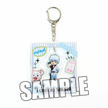 главная фотография Gintama Acrylic Keychain w/Charm: Gintoki Sakata