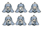 фотография Snow Miku 2021 Nendoroid Plus Trading Rubber Keychain: Snow Miku