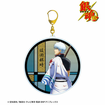 главная фотография Gintama New Illustration Fighting, Back View ver. BIG Acrylic Keychain: Gintoki Sakata