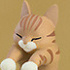 Sakuna: Of Rice and Ruin Long Cat Collectible Miniature Figures: Tabby