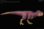 фотография Carnotaurus rex Crimson King Requiem Plain Variant Museum Class Replica