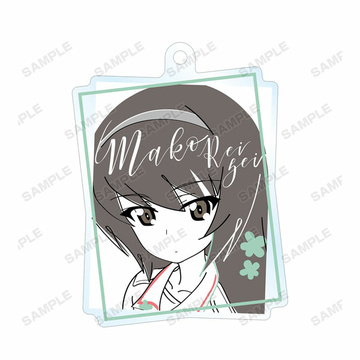 главная фотография Girls und Panzer das Finale Trading lette-graph Acrylic Keychain: Mako Reizei