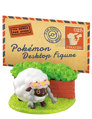 главная фотография Pokémon DesQ Desktop Figure Galar Chihou e Go!: Wooluu Card Stand