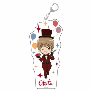главная фотография Gintama MC Magician Art Acrylic Keychain BIG: Okita