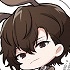 Bungo Stray Dogs Deformed Acrylic Keychain: Osamu Dazai