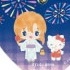 Chara Leather Charm Higurashi no Naku Koro ni Sotsu x Sanrio Characters 01/: Rena Ryuuguu