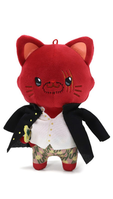 главная фотография One Piece withCAT Eye Mask Plush Keychain: Shanks