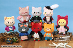 фотография One Piece withCAT Eye Mask Plush Keychain: Donquixote Doflamingo