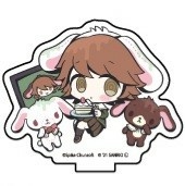 главная фотография Danganronpa × Sanrio Characters Acrylic Petit Stand 01: Fujisaki Chihiro x Shirousa x Kurousa