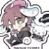 Danganronpa × Sanrio Characters Acrylic Petit Stand 01: Naegi Makoto x Cinnamoroll