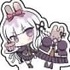 Danganronpa × Sanrio Characters Acrylic Petit Stand 01: Kirigiri Kyouko x Marron Cream