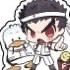 Danganronpa × Sanrio Characters Acrylic Petit Stand 01: Ishimaru Kiyotaka x Ahiru no Pekkle