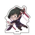 главная фотография Acrylic Puchi Stand Jujutsu Kaisen 01/ New Illustration Mini Chara: Maki Zenin