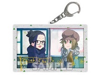 главная фотография Yurucamp Chararium Photo Acrylic Keychain: Chiaki & Aoi