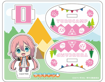 главная фотография Yuru Camp Yurayura Acrylic Stand: Nadeshiko Kagamihara