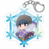 фотография Yuru Camp First Snow Camp Acrylic Keychain: Rin