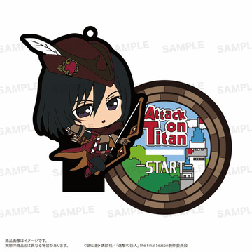 главная фотография TV Anime Attack on Titan Trading 3Way Rubber Stand [Chara Hopping!]: Mikasa