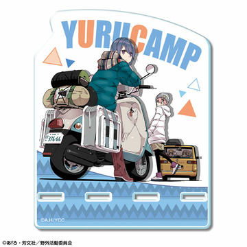 главная фотография Yuru Camp Acrylic Smartphone Stand Design: Nadeshiko Kagamihara & Rin Shima