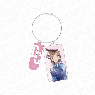 главная фотография Detective Conan Wire Keychain PALE TONE series Police ver.: Ran Mouri