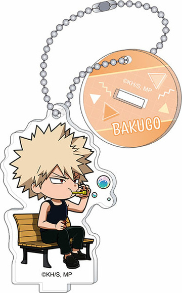 главная фотография My Hero Academia Acrylic Keychain w/Stand Collection Blowing Bubbles! Mini Chara: Bakugou