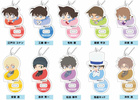 фотография Stand Mini Acrylic Keychain Detective Conan Yurutto Cushion Series: Conan Edogawa