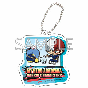 главная фотография My Hero Academia x Sanrio Characters Trading Acrylic Keychain A Class 1-A: Shouto Todoroki & Tuxedosam