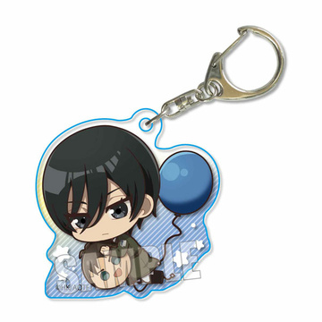 главная фотография Pukasshu Acrylic Keychain Attack on Titan: Mikasa Ackerman (Balloon Ver.)